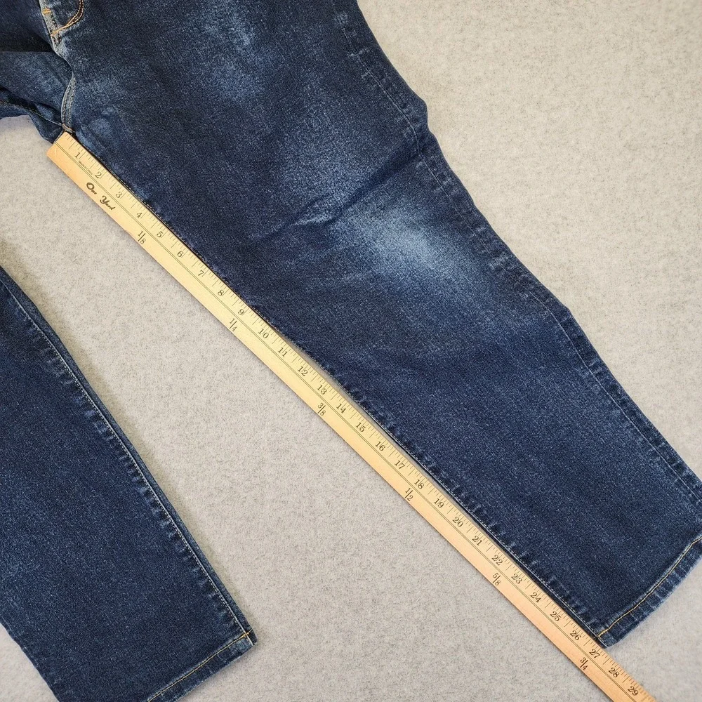 Todd Snyder Mens 38x27  Skinny Fit Jeans 5-Pocket Stretch Blue
